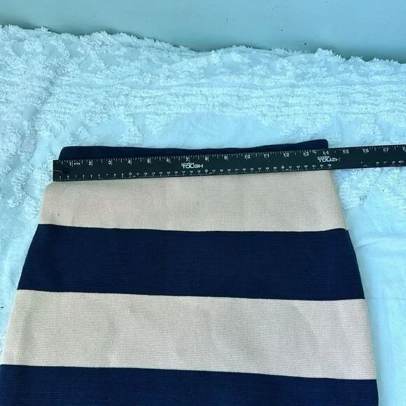 J.Crew Sweater midi length pencil skirt in rugby stripe - Picture 7 of 7